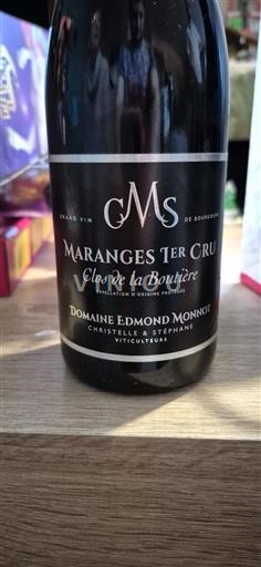 Burgundy Maranges Premier Cru Domaine Edmond Monnot Clos de la Boutière 2024
