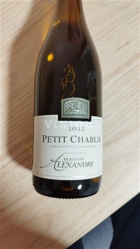 Burgundsko Petit-chablis Maison Alexandre 2022