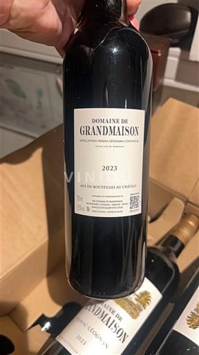 Bordeaux Pessac-Léognan Domaine Grandmaison 2023