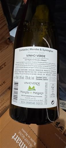 Bồ Đào Nha Rượu vang xanh Mendes & Symington Contacto 2023