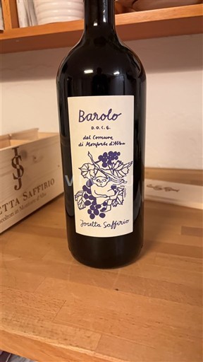 Piedmont Barolo Josetta Saffirio dal comune di Monforte d'Alba 2018