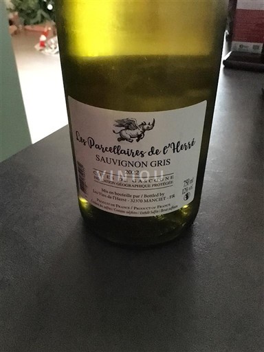 Sudoeste Côtes de Gascogne Les Parcellaires de l'Herre Sauvignon Gris 2022