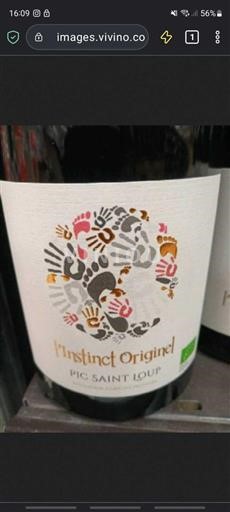 Langvedok Pic-saint-loup Instinct Original Instinct Originel Neleten.