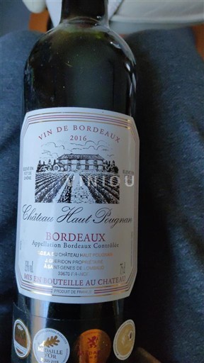 Bordeaux Château Haut Pougnan 2016