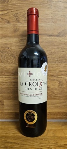 Bordeaux Montagne-saint-émilion Château La Croix des Ducs 2023