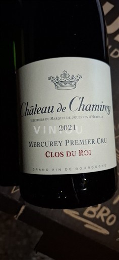 Burgundija Mercurey Premier Cru Château Chamirey Clos du Roi 2021