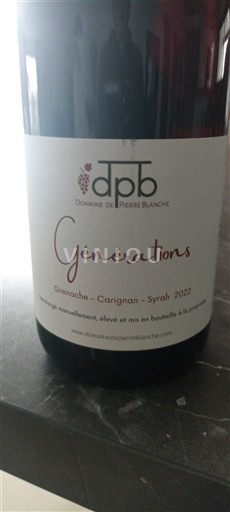 Linguadoca e Rossiglione Paese d'Oc Domaine Pierre Blanche Générations 2022