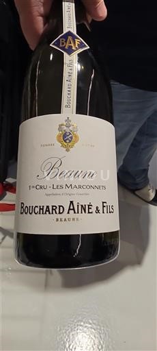 Burgundi Beaune Premier Cru Bouchard Aîné & Fils 1er Cru - Les Marconnets Ei vuosikertaa