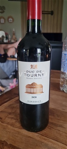 Wines Rouge sec Réserve Spéciale Duc de Tourny 2020 France Bordeaux AOC
