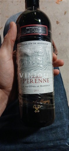 Bordeaux Blaye-côtes-de-bordeaux Château Bernard Magrez Château Pérenne 2014