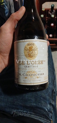 Рона Ермітаж M. Chapoutier De L'Orée 2002