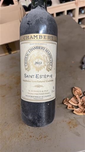 Bordeaux Saint-Estèphe Château Chambert-Marbuzet 2013