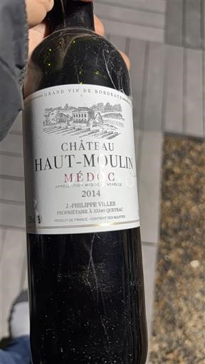 Bordeaux Médoc Château Haut-Moulin 2014