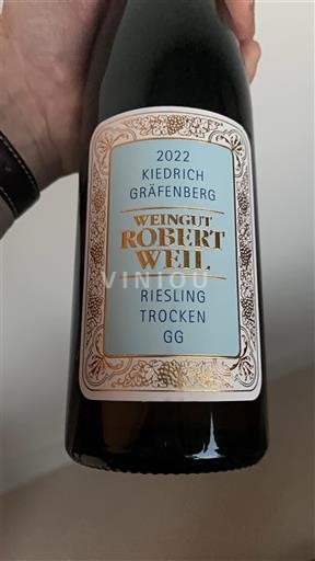 Rheingau Grosses Gewächs Weingut Robert Weil Kiedrich Gräfenberg 2022