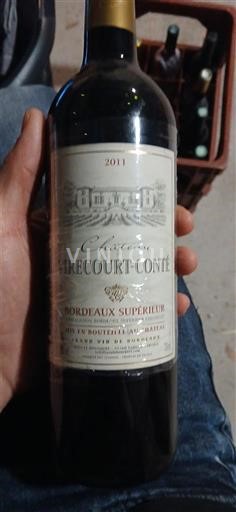 Vine Rouge sec Château Virecourt-Conté 2011 Frankrig Bordeaux Bordeaux Supérieur AOC