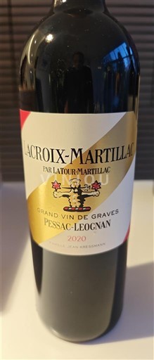 Bordeaux Pessac-Léognan La Croix de Latour-Martillac 2020
