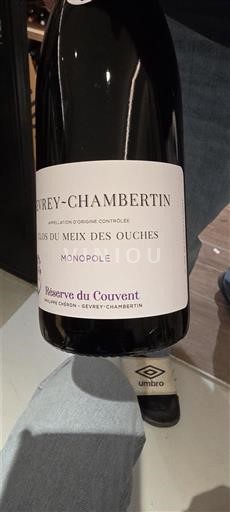 Burgundy Gevrey-Chambertin Réserve du Couvent Clos du Meix des Ouches Monopole Non-Vintage