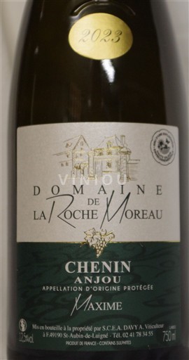 Loiredalen Anjou Domaine La Roche Moreau Chenin Maxime 2023