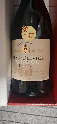 Langvedok Faugères Mas Olivier Grande Réserve 2020