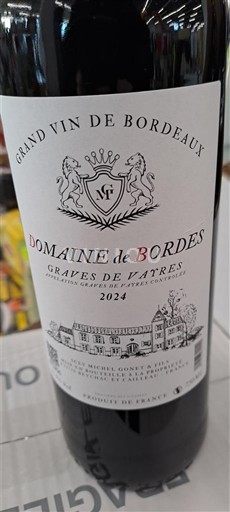 Bordeaux Graves-de-vayres Domaine Bordes 2024