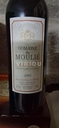 Tây Nam Madiran Domaine Moulie 2003