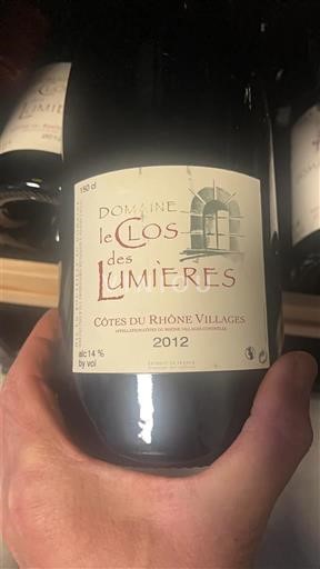 Rhônevallei Côtes-du-rhône-villages Domaine Le Clos des Lumières 2012