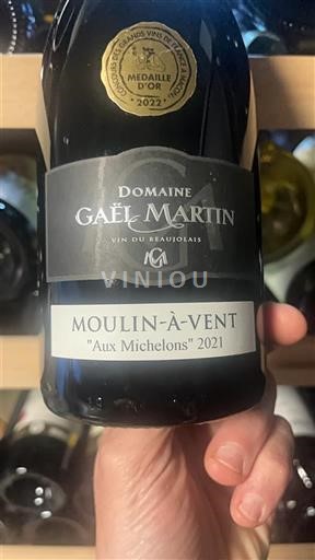 Beaujolais Moulin-à-vent Domaine Gaël Martin Aux Michelons 2021