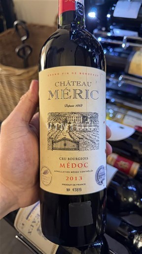 Bordoja Médoc Cru Bourgeois Château Méric 2013