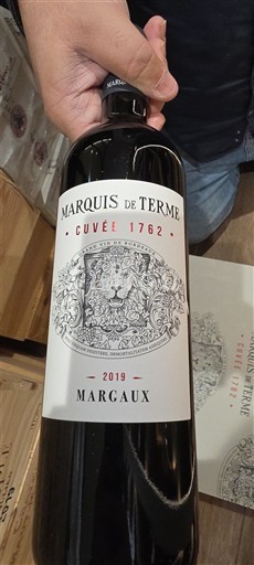 Burdeos Margaux Marquis de Terme 1762 2019