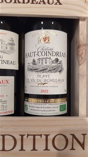 Bordeaux Blaye-côtes-de-bordeaux Château Haut-Coindrias 2022