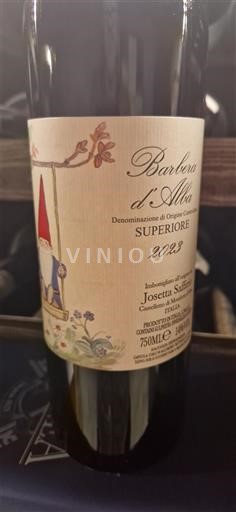 Piedmont Wines Barbera d'Alba Josetta Saffirio 2023