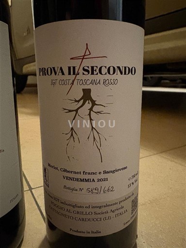 Toscane Poggio al Grillo Prova Il Secondo 2021