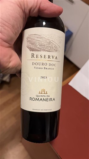 Vin Blanc sec Reserva Quinta da Romaneira 2023 Portugal Douro Vinho de mesa