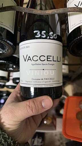 Corse Ajaccio Domaine Vaccelli 2021