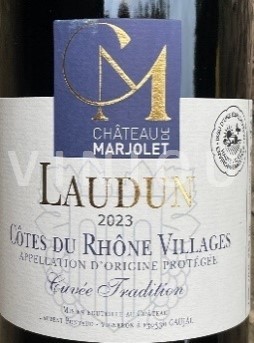 Rona dolina Ni doloceno Château Marjolet Tradition Laudun 2023