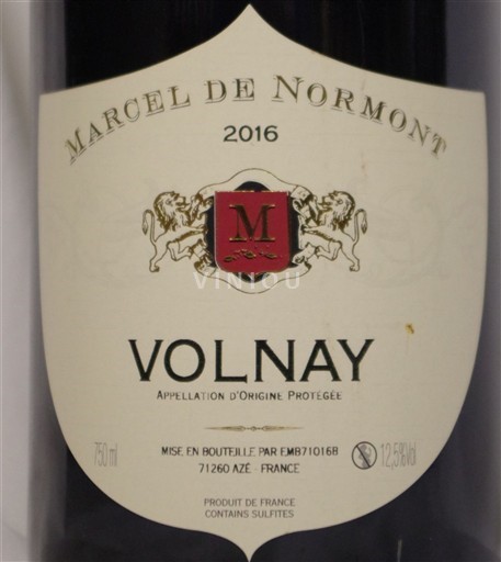 Burgundija Volnay Marcel de Normont 2016
