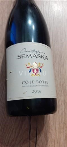 Rhône Valley Côte-Rôtie Christophe Semaska 2016