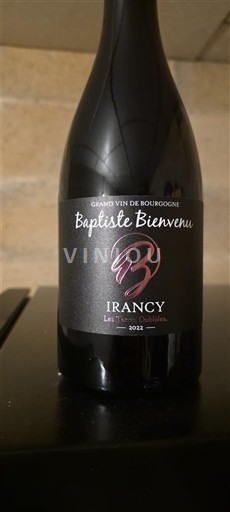 Burgundy Irancy Baptiste Bienvenu Les Boudillats 2022