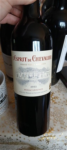 Bordeaux Pessac-Léognan Domaine Chevalier L'Esprit de Chevalier 2022