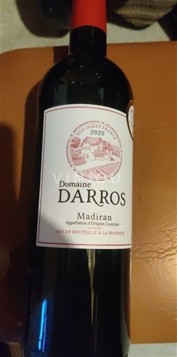 Tây Nam Madiran Domaine Darros 2020