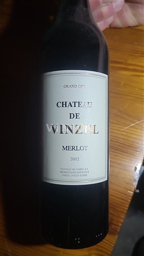 Vine Rouge sec Château Vinzel 2012 Frankrig Bordeaux AOC