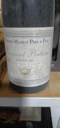 Borgoña Pommard Premier Cru Domaine Mazilly Père & Fils Pommard-Poutures 1996