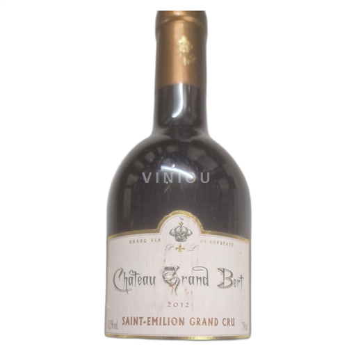 Bordeaux Saint-Émilion Grand Cru Château Grand Bert 2012