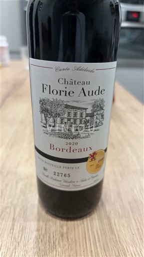 Bordeaux Château Florie Aude Adélaïde 2020