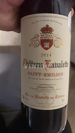 Bordeaux Saint-Émilion Château Lavalette 2014