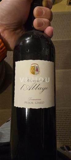 Langvedok Minervois Domaine Pujol-Izard Réserve de l'Abbaye Neleten.
