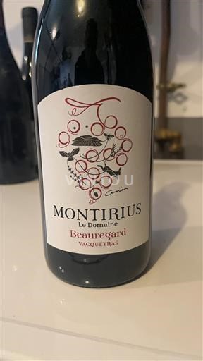 Rhône-dalen Vacqueyras Montirius Beauregard 2022