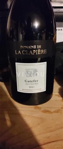 Languedoc ja Roussillon Pays d'Oc Domaine La Clapière Gatefer 2021