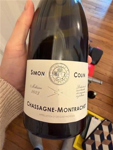 Borgoña Chassagne-Montrachet Simon Colin 2023