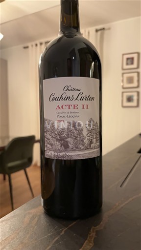 Bordeaux Pessac-Léognan Château Couhins-Lurton Acte II 2019